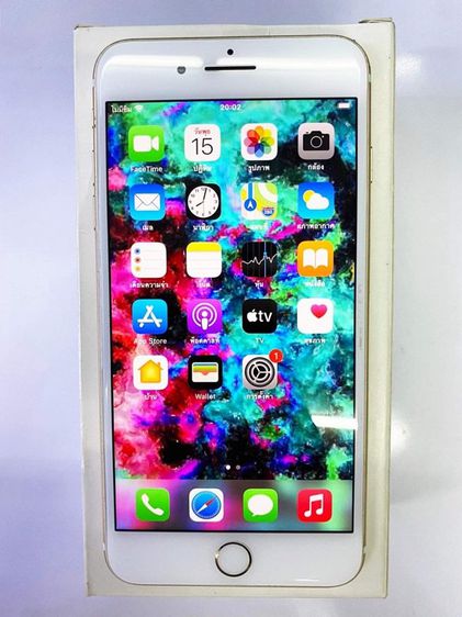  i-Phone7Plus 32GB สีทอง เครื่องศูนย์ไทย สภาพดี จอไม่เหลือง หน้าจอ5.5นิ้ว 📣สุขภาพแบต 100  📣สแกนนิ้วมือได้ 🔔ไม่ติดid,icloud รูปที่ 1