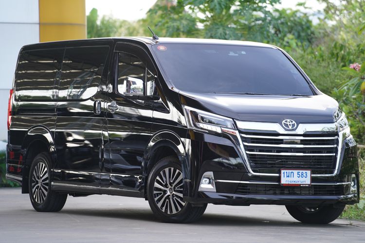 Toyota Majesty 2019 2.8 Grand Van เบนซิน ไม่ติดแก๊ส เกียร์อัตโนมัติ ดำ