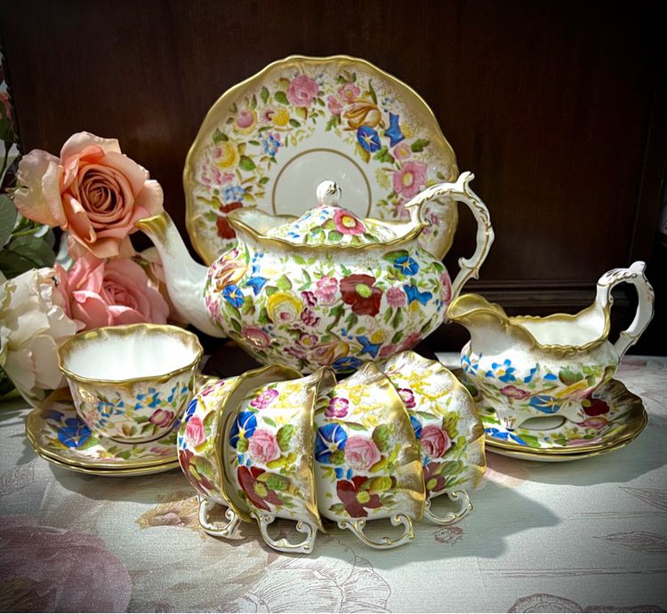 Hammersley Queen Anne Tea Set