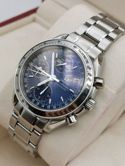 OMEGA Speed master Triple Date Calendar Blue Dial Swiss made รูปที่ 4