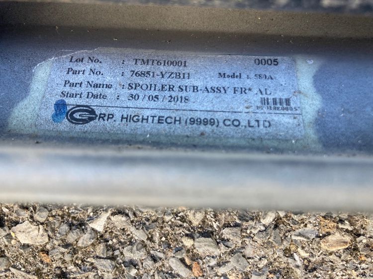 กันชนหน้า ลิ้นหน้ากันชน Executive Lounge Alphard 30 รุ่นปี 2015-2017 ของแท้ มือสอง รูปที่ 11