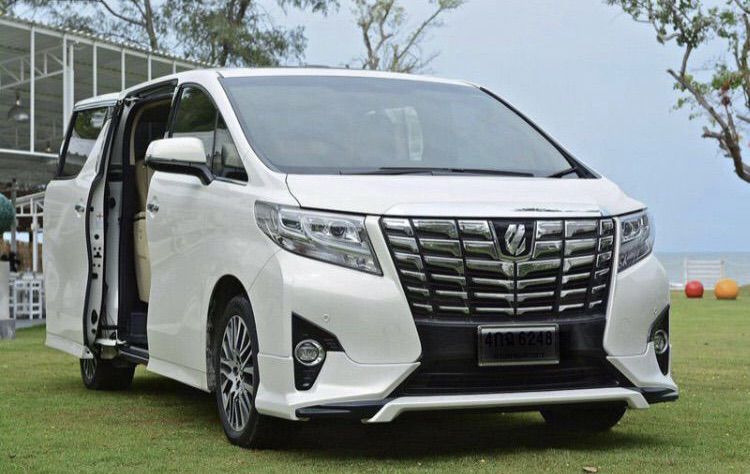 กันชนหน้า ลิ้นหน้ากันชน Executive Lounge Alphard 30 รุ่นปี 2015-2017 ของแท้ มือสอง รูปที่ 17