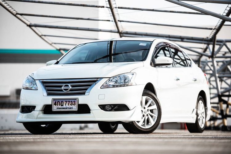 Nissan Sylphy 2013 1.6 V Sedan เบนซิน ไม่ติดแก๊ส เกียร์อัตโนมัติ ขาว