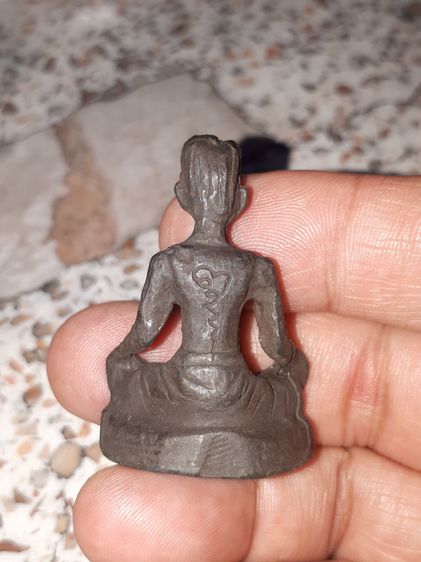 รูปเหมือน อาจารย์เที่ยง น่วมมานา วัดทอง(วัดสุวรรณาราม) ย่านบางกอกน้อย กทม. ปี 25xx เนื้อโลหะ สวย เดิม สร้างจำนวนเท่าอายุ รูปเหมือนนี้เป็นของ รูปที่ 2