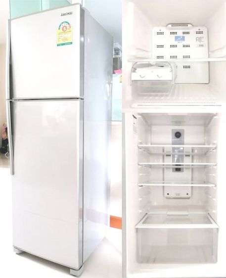 ตู้เย็น HITACHI R-T230W 2 ประตู ตู้แช่แข็ง ละลายน้ำแข็งเอง ขนาด 8.1 คิว รูปที่ 1