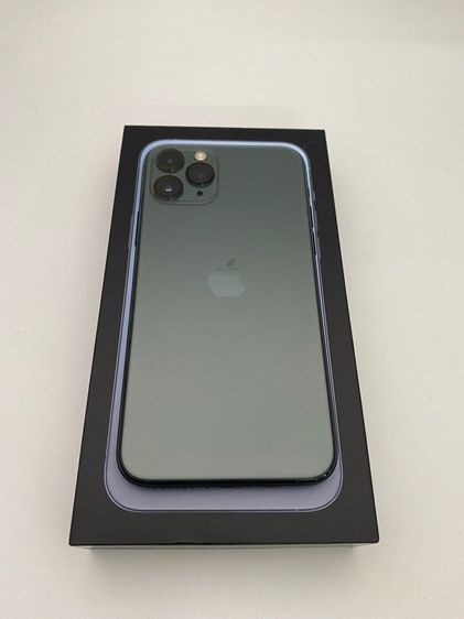 ขาย iPhone 11 Pro สีเขียว 64GB ศูนย์ไทย model th สภาพสวย สแกนใบหน้าได้ กันน้ำได้ รีเซ็ตได้ ไม่ติดไอคราว อุปกรณ์ครบ การใช้งานดี ปกติทุกอย่าง  รูปที่ 1