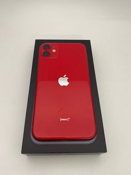 ขาย iphone 11 สีแดง 128gb ศูนย์ไทย model th สภาพสวย สแกนใบหน้าได้ กันน้ำได้ รีเซ็ตได้ ไม่ติดไอคราว อุปกรณ์ครบ การใช้งานดี ปกติทุกอย่าง รูปที่ 1