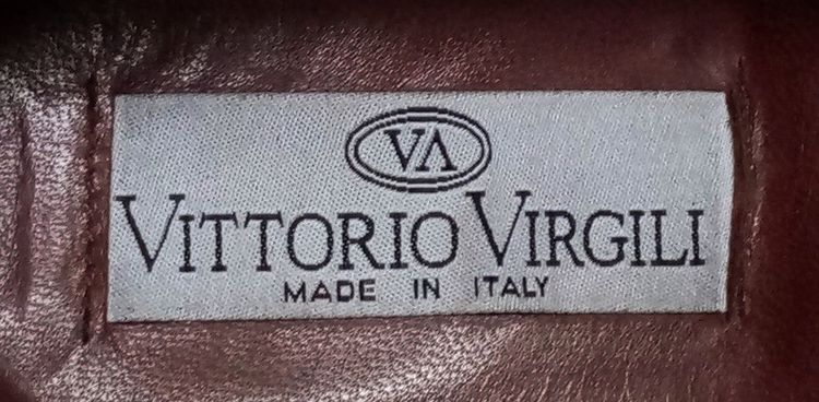 แบรนด์หรู VITTORIO VIRGILI หนังแท้ made in Italy รูปที่ 12