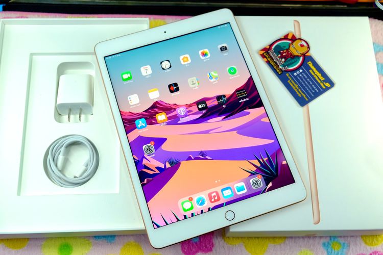 iPad Gen 8 (10.2") Wifi 128GB สีทอง 💛ประกัน 01-02-66 สวยไร้รอย ครบกล่อง เครื่องศูนย์TH รูปที่ 1