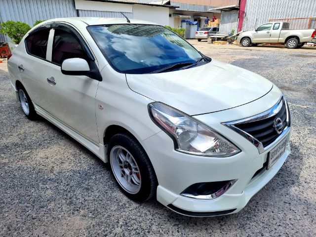 Nissan Almera 2014 1.2 EL Sedan เบนซิน ไม่ติดแก๊ส เกียร์อัตโนมัติ ขาว