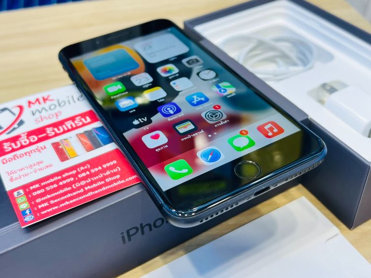 🔥 Iphone 8 Plus 128GB สีดำ ศูนย์ไทย 🏆 สภาพงาม เบต้าแบต 88 🔌 อุปกรณ์แท้ครบยกกล่อง ขาดหูฟัง 💰 ราคาเพียง 10990 บาท รูปที่ 3