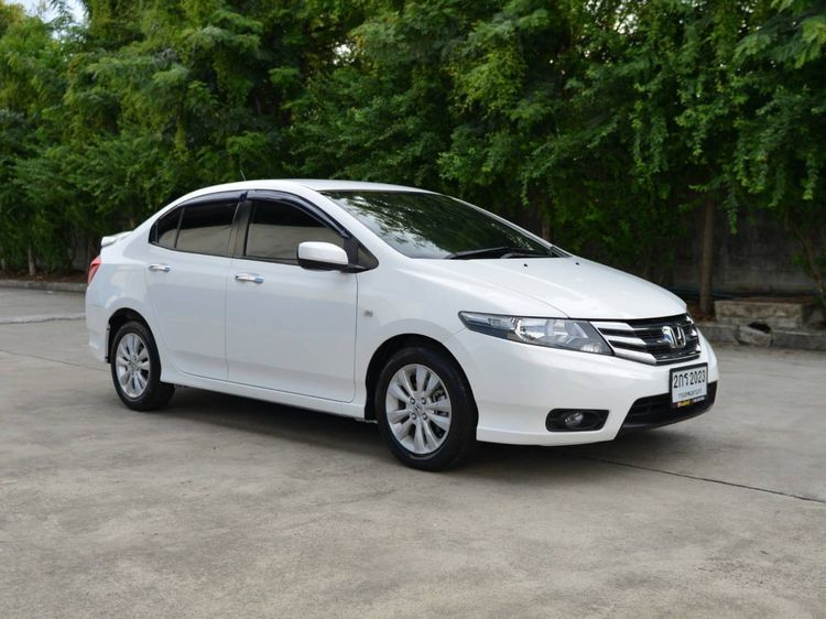 Honda City 2013 1.5 V Sedan เบนซิน ไม่ติดแก๊ส เกียร์อัตโนมัติ ขาว
