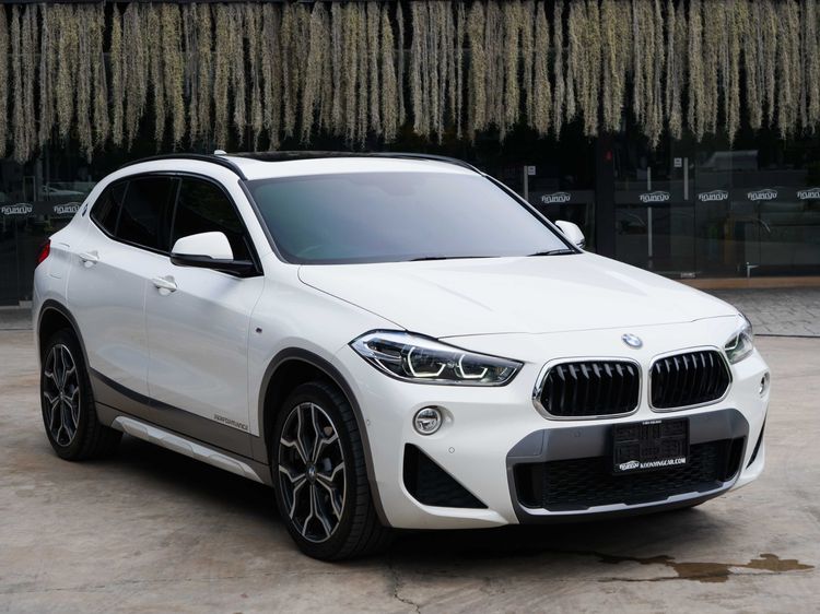 BMW X2 2018 2.0 sDrive20i M Sport X Utility-car เบนซิน ไม่ติดแก๊ส เกียร์อัตโนมัติ ขาว