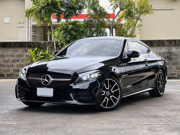 Mercedes-Benz C-Class 2019 C200 Coupe เบนซิน ไม่ติดแก๊ส เกียร์อัตโนมัติ ดำ