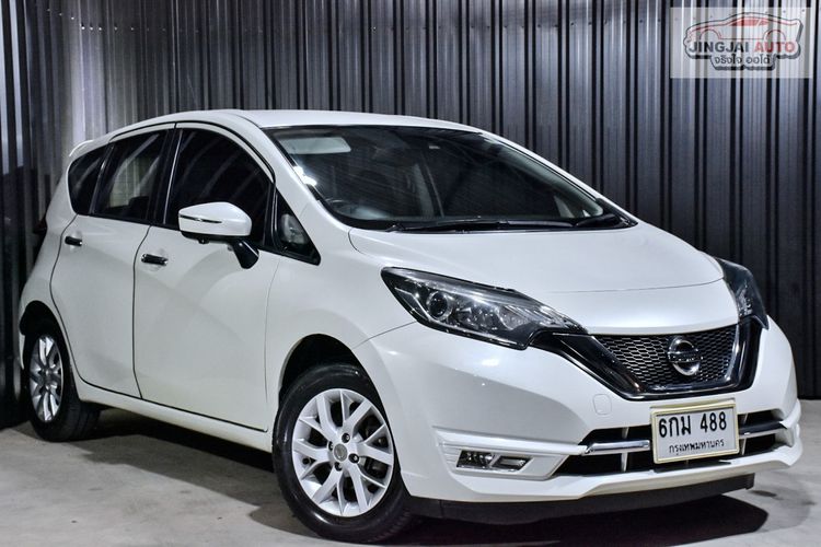 Nissan Note 2017 1.2 VL Sedan เบนซิน ไม่ติดแก๊ส เกียร์อัตโนมัติ ขาว