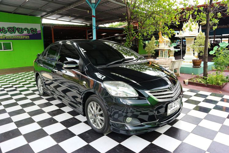 Toyota Vios 2011 1.5 E Ivory Sedan เบนซิน ไม่ติดแก๊ส เกียร์อัตโนมัติ ดำ