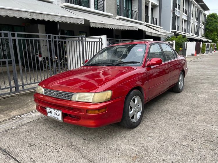 Toyota Corolla 1994 1.6 GXi Sedan เบนซิน ไม่ติดแก๊ส เกียร์ธรรมดา แดง