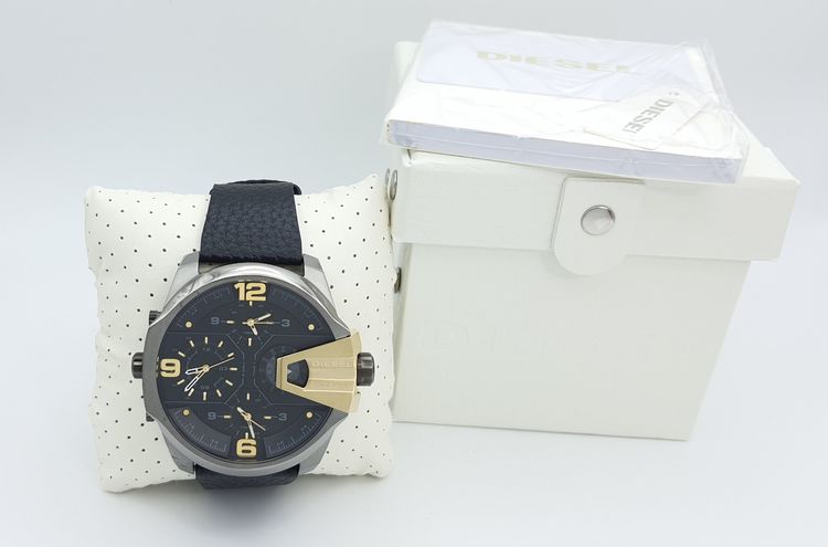 นาฬิกา DIESEL MEN'S DZ7377 55 MM UBER CHIEF BLACK DIAL พร้อมกล่อง (ใหม่) รูปที่ 1