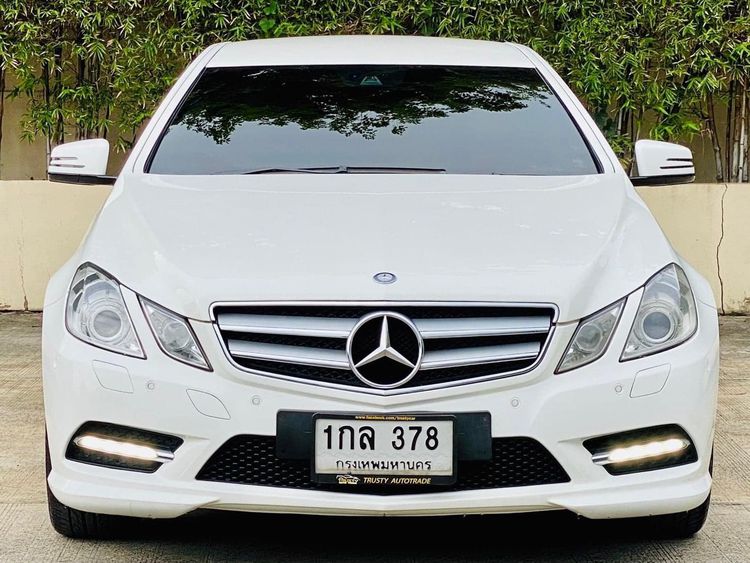 Mercedes-Benz E-Class 2012 E200 Coupe เบนซิน ไม่ติดแก๊ส เกียร์อัตโนมัติ ขาว