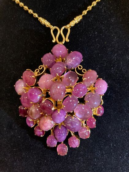 จี้อุบะทับทิมพม่าดิบ รูปที่ 3