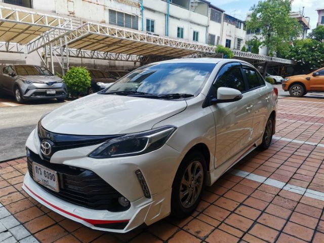 Toyota Vios 2019 1.5 G Sedan เบนซิน ไม่ติดแก๊ส เกียร์อัตโนมัติ ขาว
