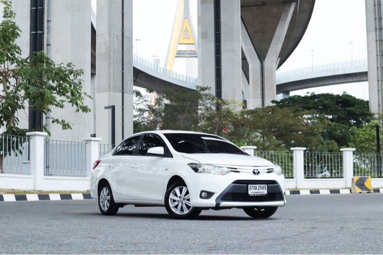 Toyota Vios 2014 1.5 E Sedan เบนซิน เกียร์อัตโนมัติ ขาว รูปที่ 1
