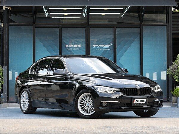 BMW Series 3 2018 320d Sedan ดีเซล ไม่ติดแก๊ส เกียร์อัตโนมัติ ดำ