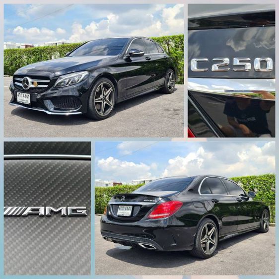 Mercedes-Benz C-Class 2015 C250 Sedan เบนซิน ไม่ติดแก๊ส เกียร์อัตโนมัติ ดำ