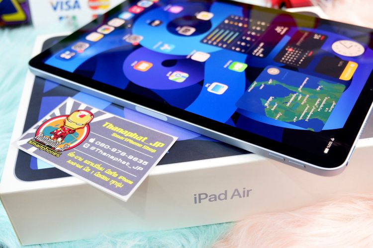 iPad Air 4 (2020) 10.9" Wifi 256GB สีบลู 💙ประกัน20-09-65 สวยไร้รอย ครบกล่อง เครื่องศูนย์TH รูปที่ 11