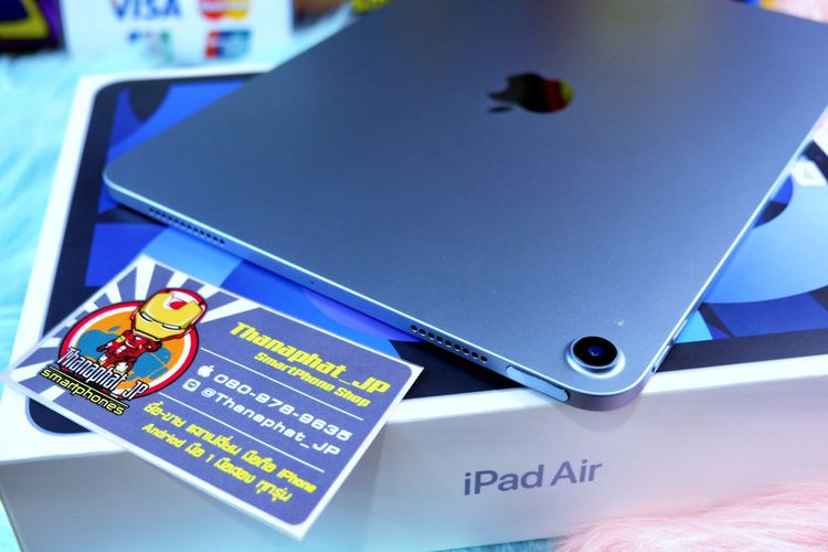 iPad Air 4 (2020) 10.9" Wifi 256GB สีบลู 💙ประกัน20-09-65 สวยไร้รอย ครบกล่อง เครื่องศูนย์TH รูปที่ 15