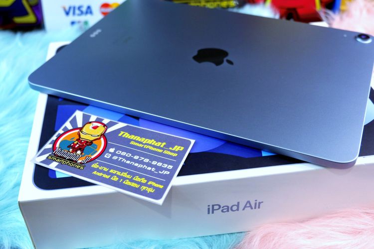 iPad Air 4 (2020) 10.9" Wifi 256GB สีบลู 💙ประกัน20-09-65 สวยไร้รอย ครบกล่อง เครื่องศูนย์TH รูปที่ 8
