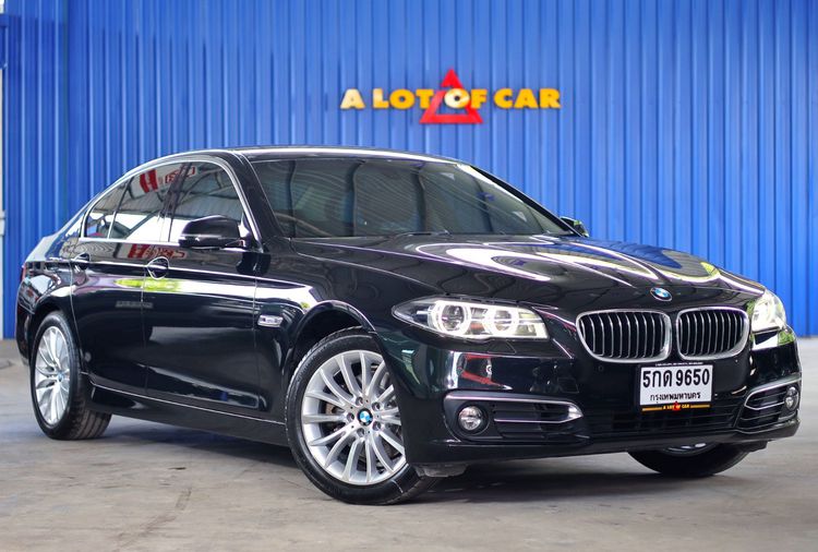 BMW Series 5 2016 528i Sedan เบนซิน ไม่ติดแก๊ส เกียร์อัตโนมัติ ดำ