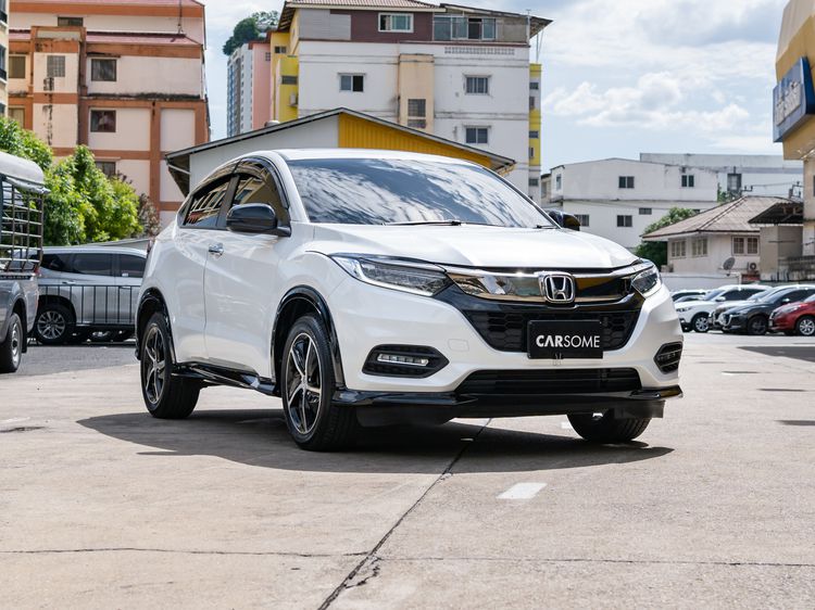 Honda HR-V 2019 1.8 RS Utility-car เบนซิน ไม่ติดแก๊ส เกียร์อัตโนมัติ ขาว