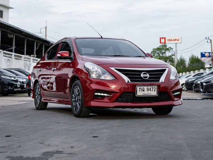 Nissan Almera 2019 1.2 E Sportech Sedan เบนซิน เกียร์อัตโนมัติ แดง