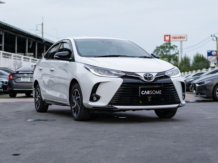 Toyota Yaris ATIV 2020 1.2 High Sedan เบนซิน เกียร์อัตโนมัติ ขาว