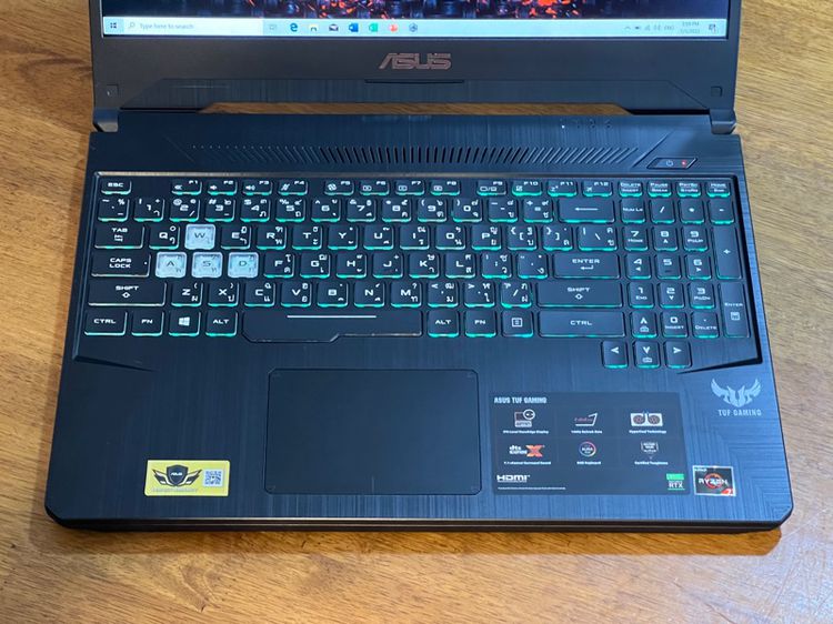 (A1333) Notebook Asus Tuf Gaming  FX505DV-HN227T RTX2060 22,990 บาท รูปที่ 11
