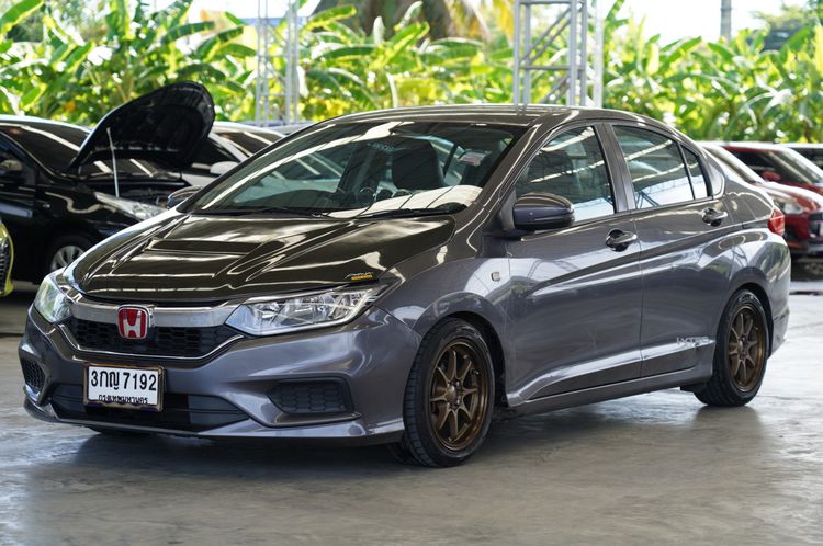 Honda City 2014 1.5 S Sedan เบนซิน ไม่ติดแก๊ส เกียร์อัตโนมัติ เทา