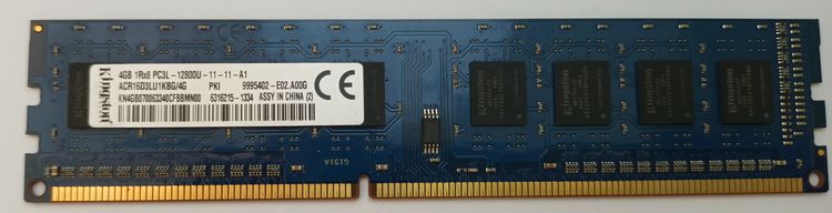 RAM DDR3L 4GB. BUS1600 8 Chip. รูปที่ 1