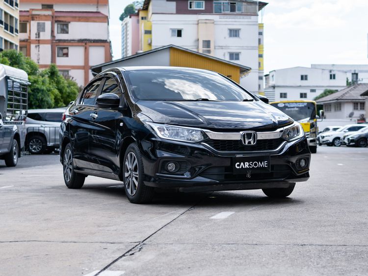 Honda City 2016 1.5 V Plus i-VTEC Sedan เบนซิน ไม่ติดแก๊ส เกียร์อัตโนมัติ ดำ