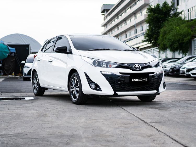 Toyota Yaris 2019 1.2 G Plus Sedan เบนซิน เกียร์อัตโนมัติ ขาว