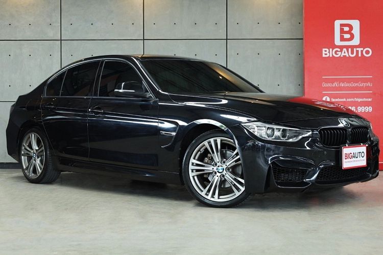 BMW Series 3 2014 320d Sedan ดีเซล ไม่ติดแก๊ส เกียร์อัตโนมัติ ดำ