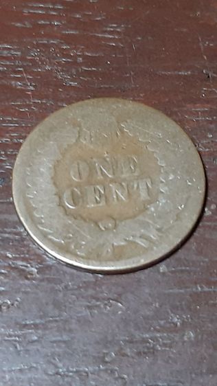 เหรียญต่างประเทศ อเมริกา 1871 United States Of America One Cent Indian Head  - Kaidee