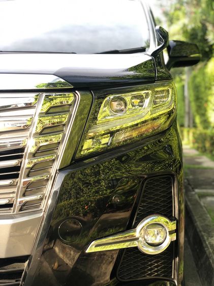 Toyota Alphard 2017 3.5 V Van เบนซิน ไม่ติดแก๊ส เกียร์อัตโนมัติ ดำ