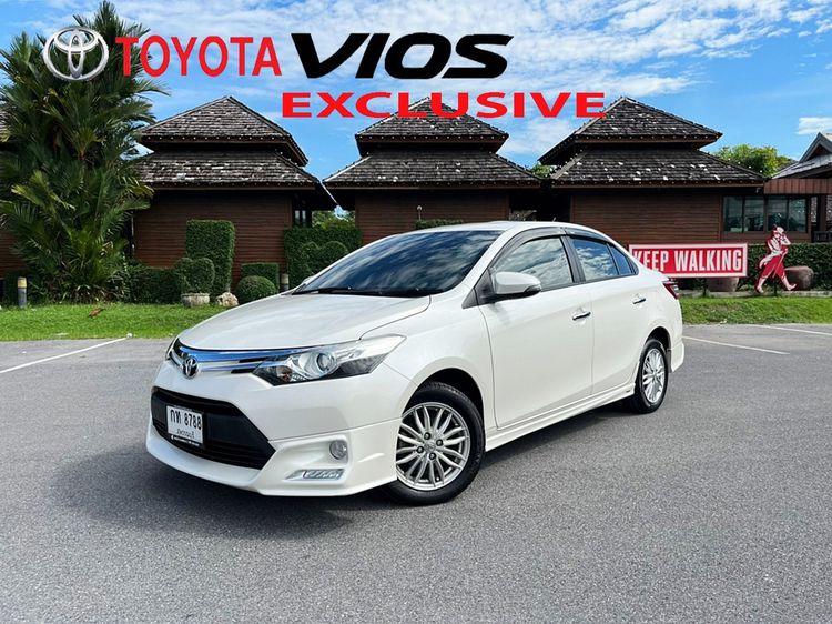 รถ Toyota Vios 1.5 Exclusive สี ขาว
