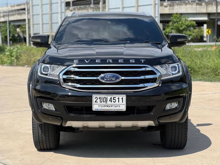 Ford Everest 2021 2.0 Titanium Plus Utility-car เบนซิน ไม่ติดแก๊ส เกียร์อัตโนมัติ ดำ รูปที่ 1