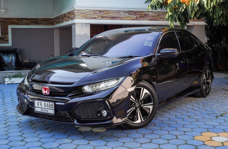 Honda Civic 2017 1.5 Turbo Sedan เบนซิน ไม่ติดแก๊ส เกียร์อัตโนมัติ ดำ