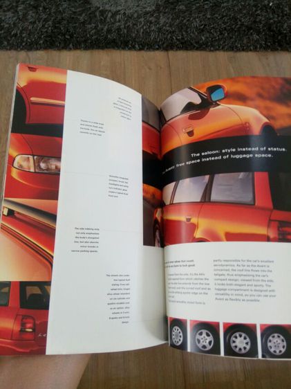 แค็ตตาล็อค Audi A4 B5 Saloon and Avant สำหรับคนชอบสะสมหรือแฟน Audi ตัวจริง รูปที่ 8