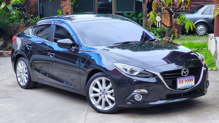 Mazda Mazda3 2015 2.0 S Sedan เบนซิน ไม่ติดแก๊ส เกียร์อัตโนมัติ ดำ