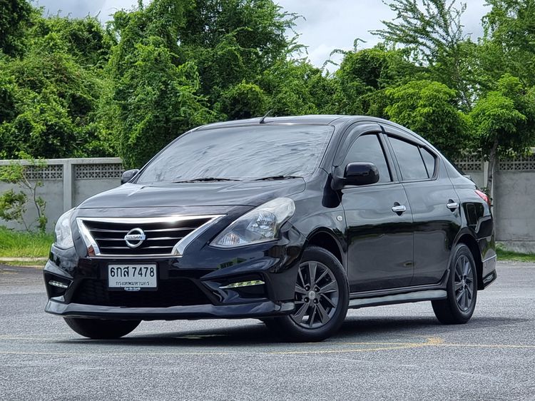 Nissan Almera 2017 1.2 E Sportech Sedan เบนซิน ไม่ติดแก๊ส เกียร์อัตโนมัติ ดำ