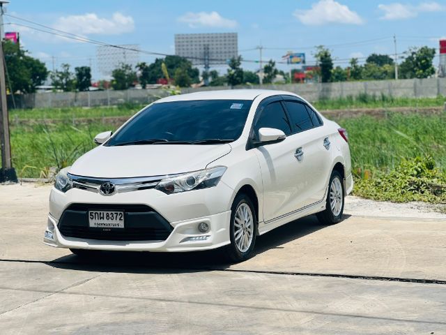 Toyota Vios 2016 1.5 Exclusive Sedan เบนซิน ไม่ติดแก๊ส เกียร์อัตโนมัติ ขาว